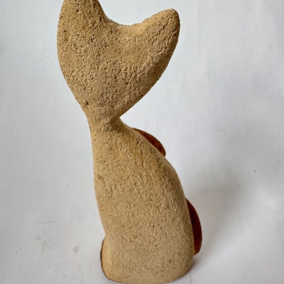 Handcrafted Rustic Ceramic Cat Figurine By Loja Do Oeste Portugal - Picture 3 of 16